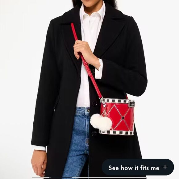 NWT Kate Spade Oh What Fun Toy Store 3D Drum Crossbody - Picture 2 of 7